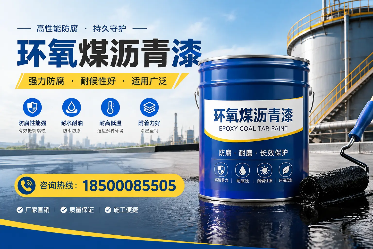 环氧煤沥青漆的储存与运输注意事项,射阳企业须知