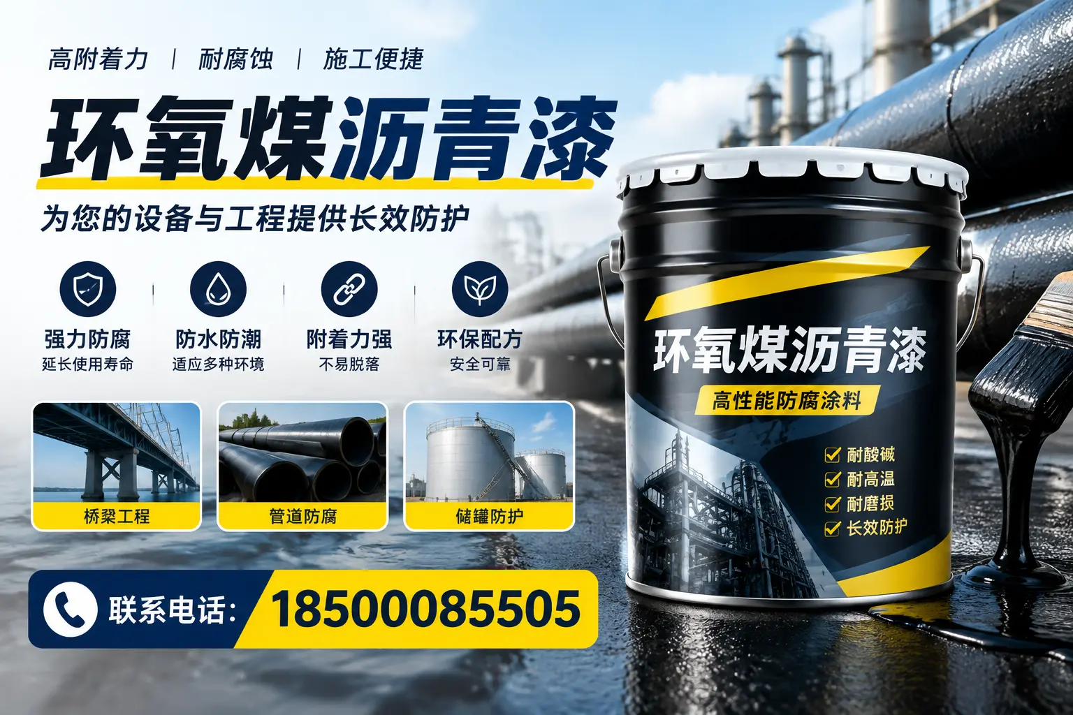 环氧煤沥青漆与其他涂料的对比分析,助力射阳企业决策